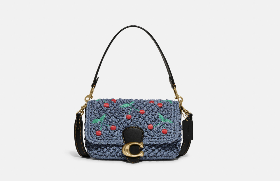 Soft Tabby Shoulder Bag with cherry embroidery (Photo via Coach)