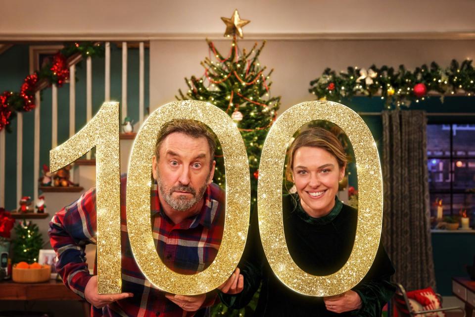 not going out lee mack and sally bretton christmas special 100 episodes