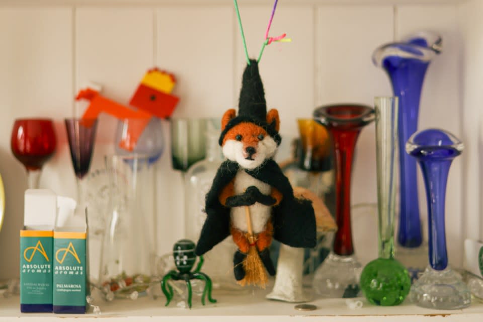 An ornament in Trevor’s Kent cottage – he has been inundated with nicknacks resembling urban foxes since starting his charity. Picture by Arielle Domb