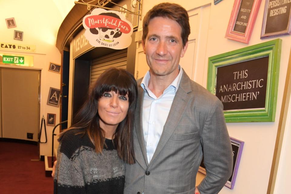 Winkleman pictured with her film producer husband Kris Thykier in 2022 (Dave Benett)