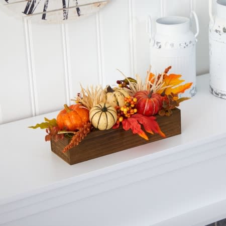 Harvest Pumpkin And Berries Arrangement. (Image via Wayfair)