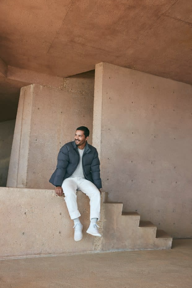 <p>A look from the new Allbirds Apparel launch. Photo: Courtesy of Allbirds</p>