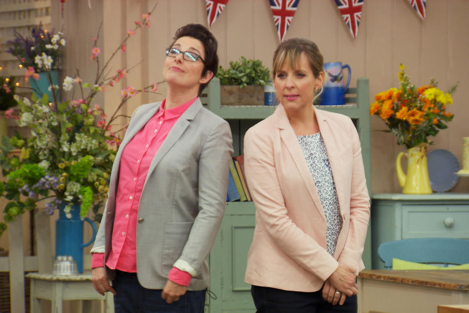 Double act: Sue Perkins and Mel Giedroyc will host the Generation Game: BBC/Love Productions