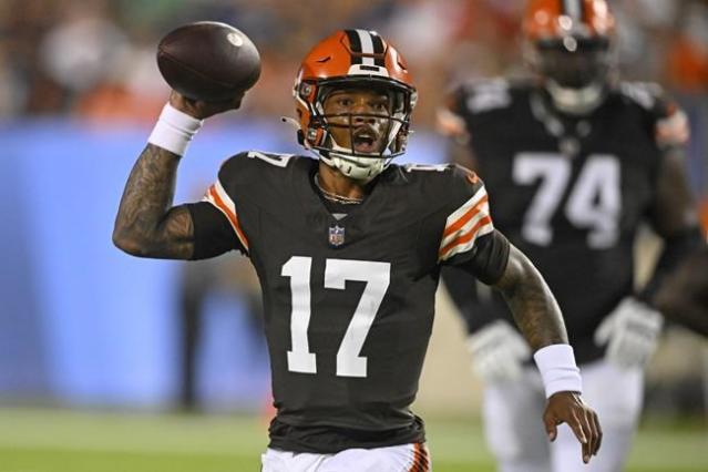 Browns QB Deshaun Watson sitting out with shoulder injury; rookie  Thompson-Robinson starts vs Ravens – KGET 17