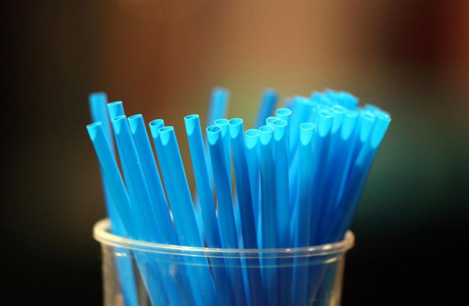 Selling plastic straws could be banned by the end of the year (Getty Images)