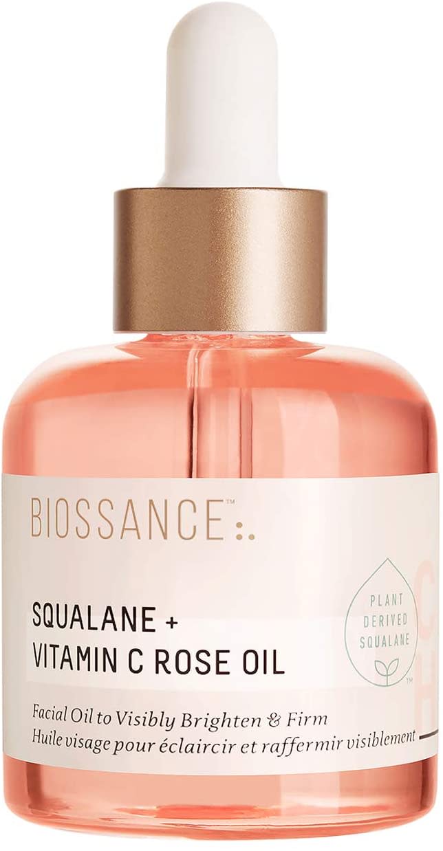 Biossance Squalene + Vitamin C Rose Oil. (Image via Biossance)