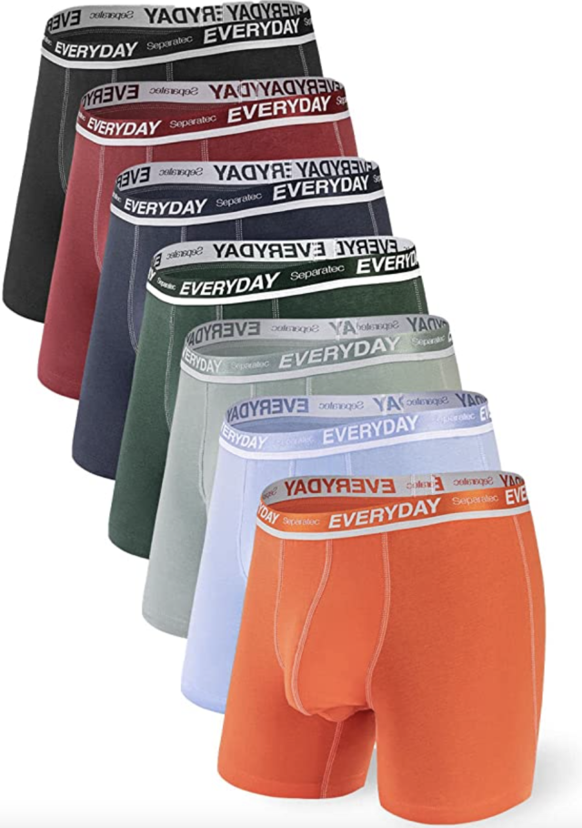 Separatec Everyday 7-Pack Multicolour Cotton Underwear (Photo via Amazon)