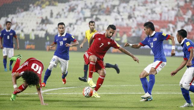 UAE's next match is against Palestine on Tuesday.