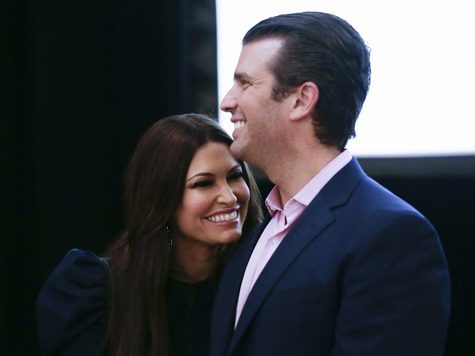 Donald Trump Jr. and Kimberly Guilfoyle in 2018.