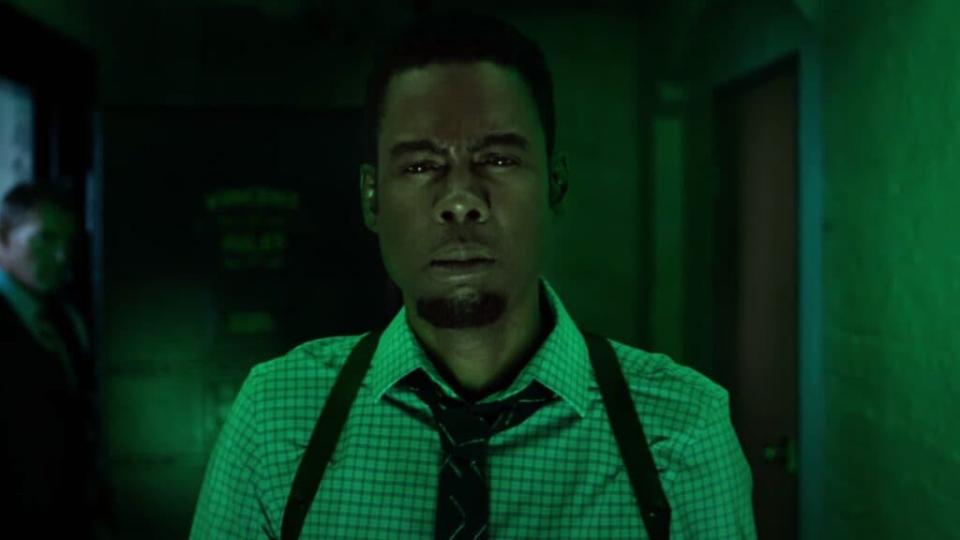 Chris Rock in “Spiral-The Book of Saw” (Lionsgate)