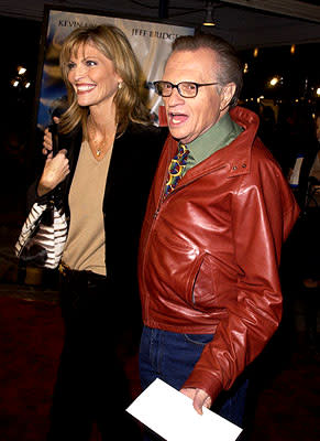 Shawn Southwick and her spouse by the name of Larry King at the Westwood premiere of K-Pax