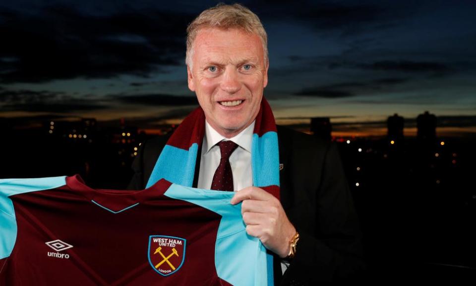 New West Ham manager David Moyes, a logical step in terms of an experienced, safe pair of hands.