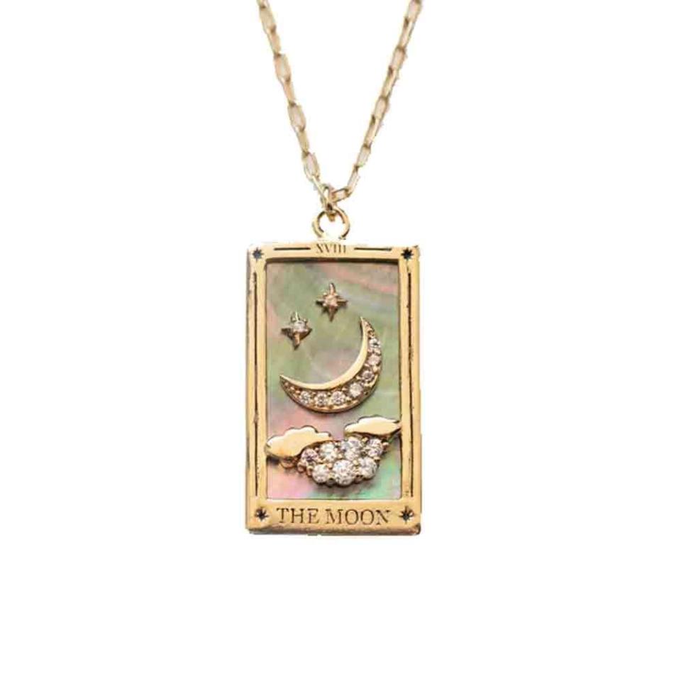 <p><a href="https://go.redirectingat.com?id=74968X1596630&url=https%3A%2F%2Fwww.localeclectic.com%2Fproducts%2Fgood-fortune-tarot-necklace&sref=https%3A%2F%2F" rel="nofollow noopener" target="_blank" data-ylk="slk:Shop Now;elm:context_link;itc:0;sec:content-canvas" class="link ">Shop Now</a></p><p>Good Fortune Tarot Necklace </p><p>localeclectic.com</p><p>$90.00</p>