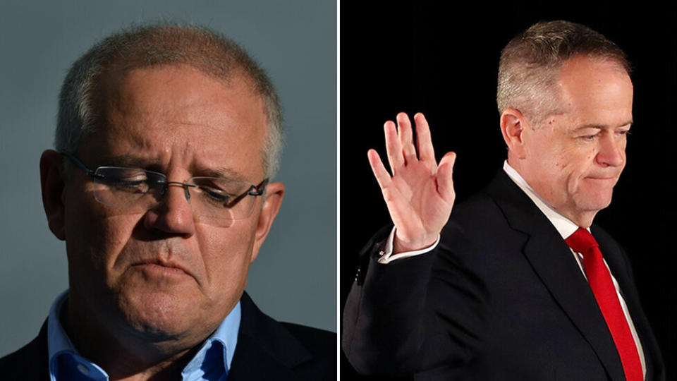 When Scott Morrison won the election, Bill Shorten stepped down from the Labor leadership. Source: AAP
