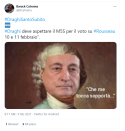 L'ultimo voto pentastellato ha scatenato la fantasia del popolo social. C’è chi ha ironizzato sulla costruzione semplicistica e tendenziosa del quesito, chi ha “scambiato” Draghi con le creature leggendarie e chi si è immaginato un ballottaggio tra Giuseppe Conte e l’ex numero uno della Bce durante il serale di “Amici”.