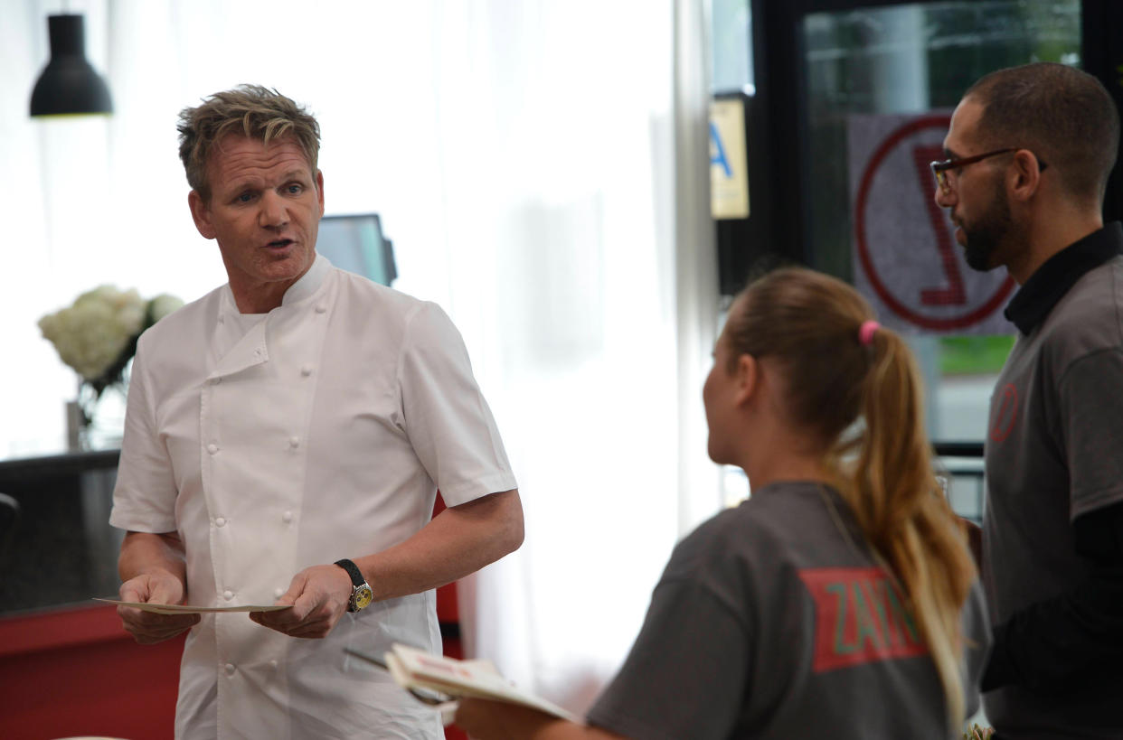 KITCHEN NIGHTMARES: Gordon Ramsay (L) visits Redondo Beach, CA in the 