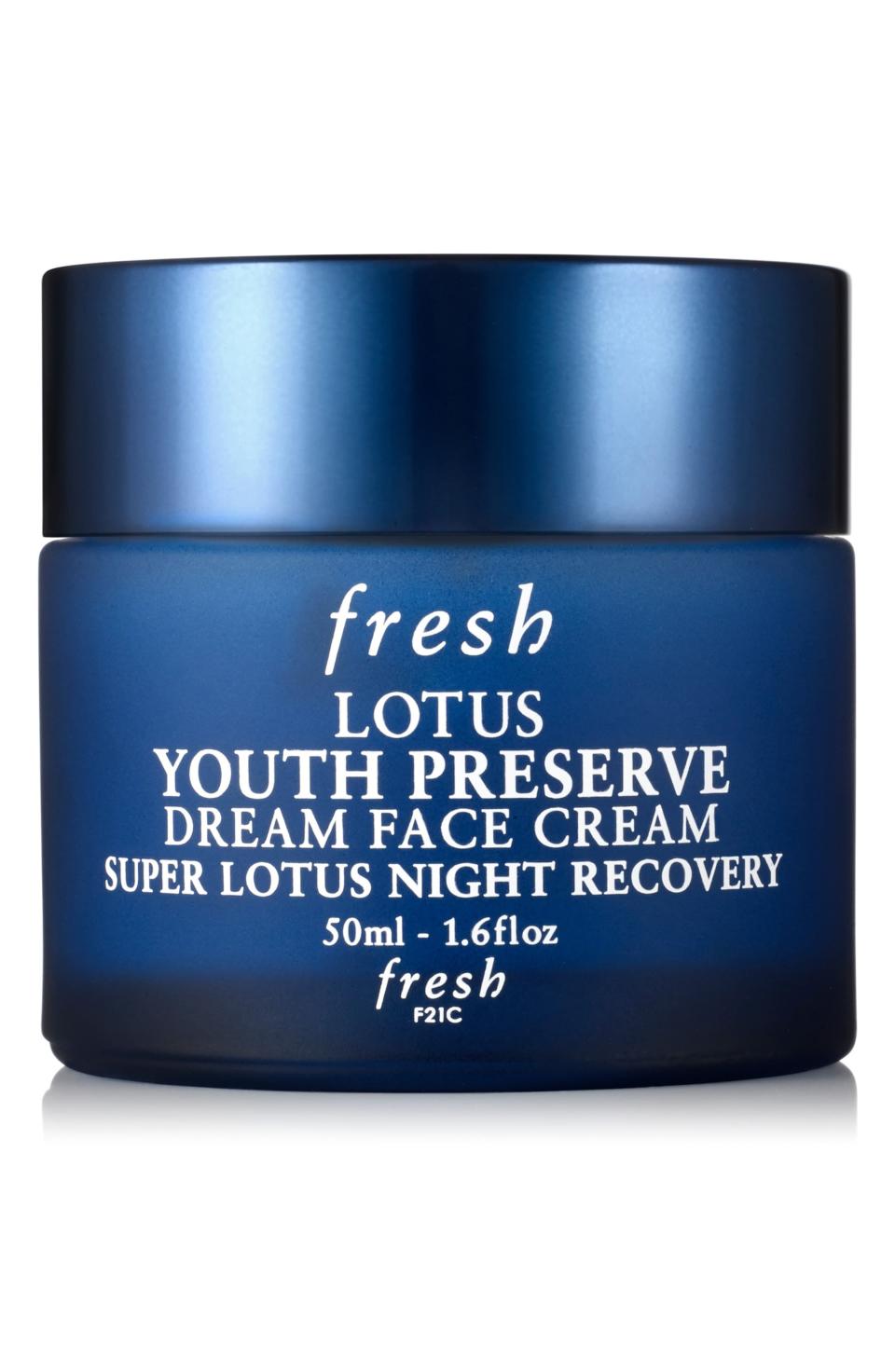 8) Lotus Youth Preserve Dream Night Cream