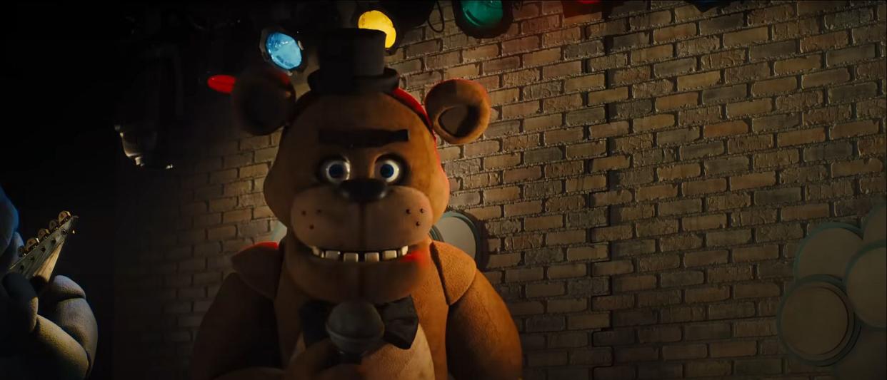  Freddy Fazbear in Five Nights at Freddy's. 