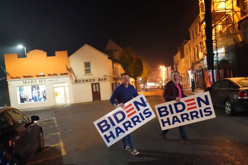 Ancestral Irish home of U.S. Democratic presidential candidate Joe Biden in Ballina