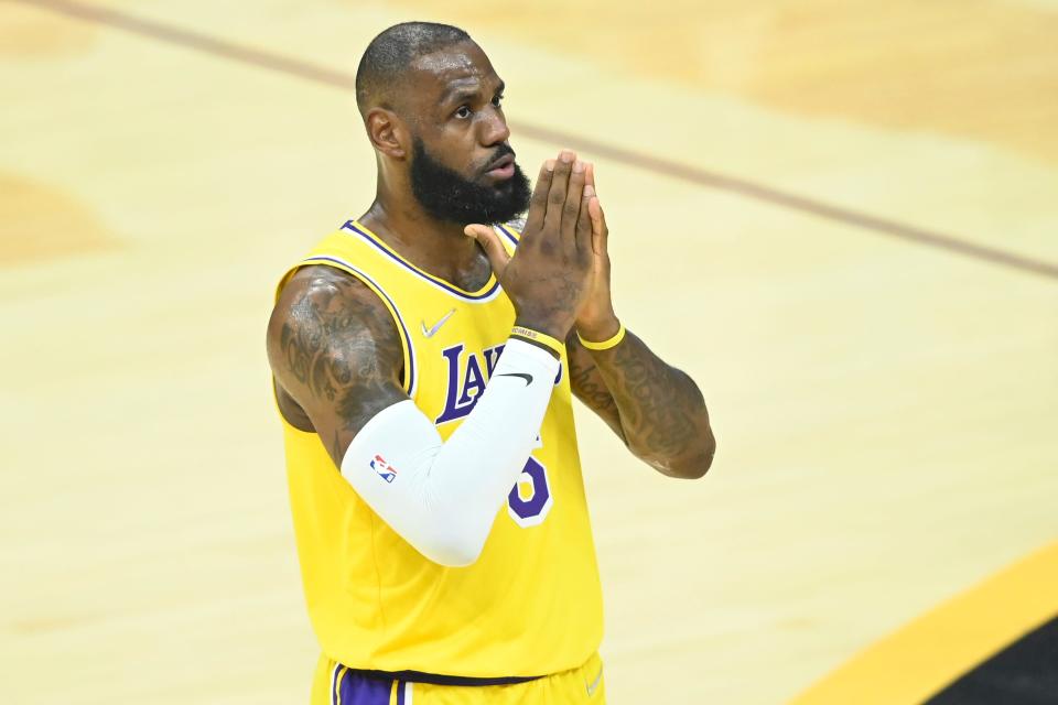 Los Angeles Lakers forward LeBron James averaged 30.3 points this season.