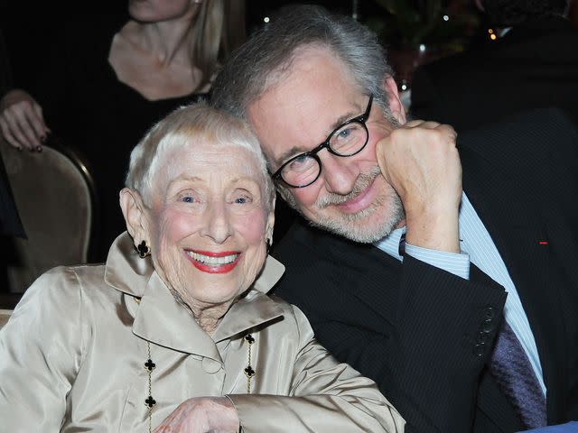 <p>Michael Kovac/WireImage</p> Steven Spielberg and his mother Leah Adler attend the ADL Los Angeles Dinner Honoring Steven Spielberg