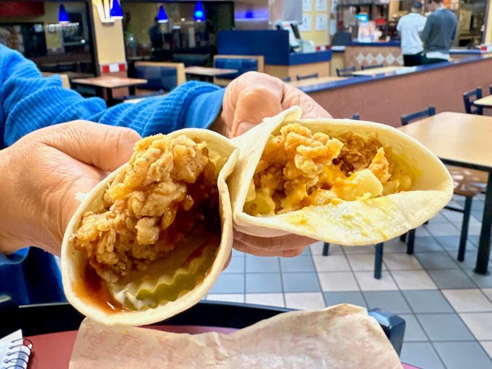 KFC is selling the wraps for 2 for $5.