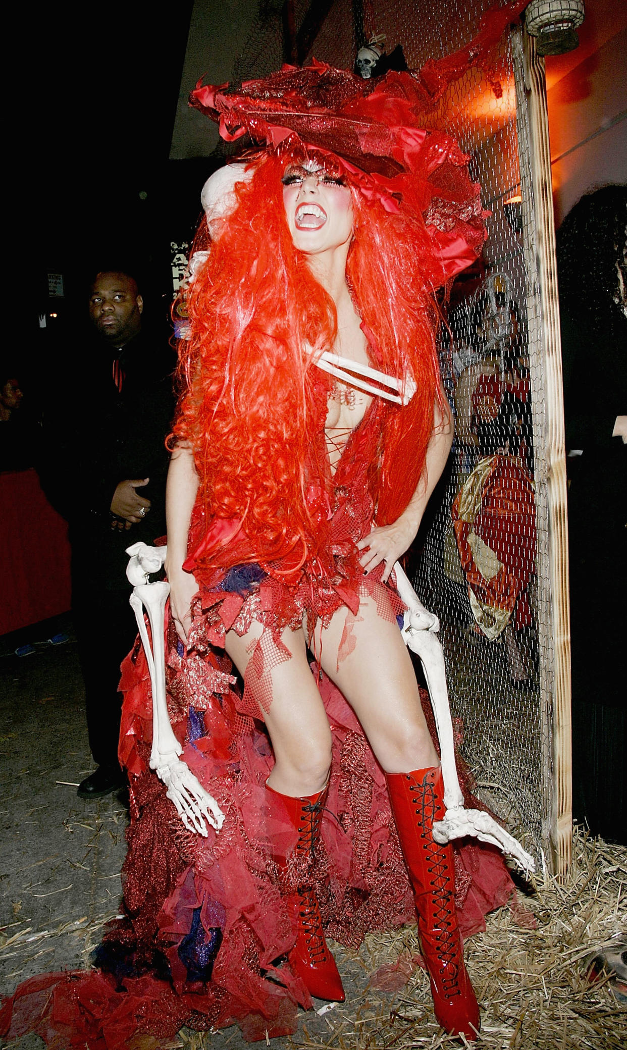 Heidi Klum attends her 5th Annual Halloween party at Marquee on October 31, 2004 in New York City