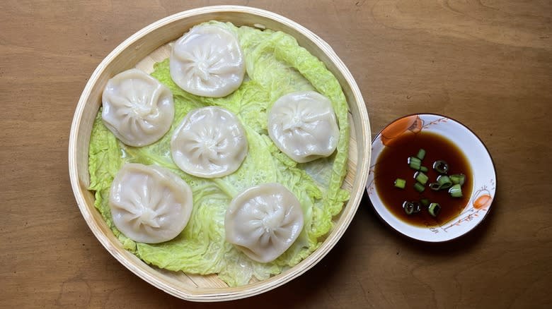 Trader Joe's vegetable soup dumplings