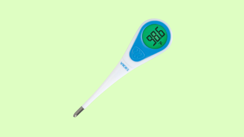 A thermometer can help you track how an illness is progressing.
