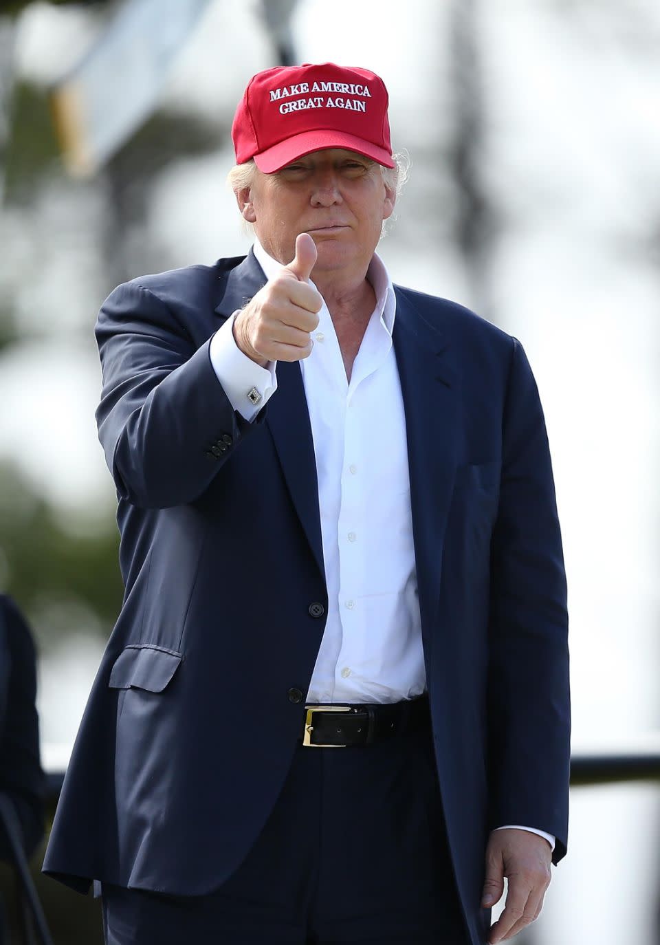 The book also claims Trump locks himself in his bedroom to eat McDonalds. Photo: Getty