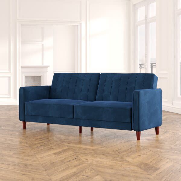 1) Velvet Futon