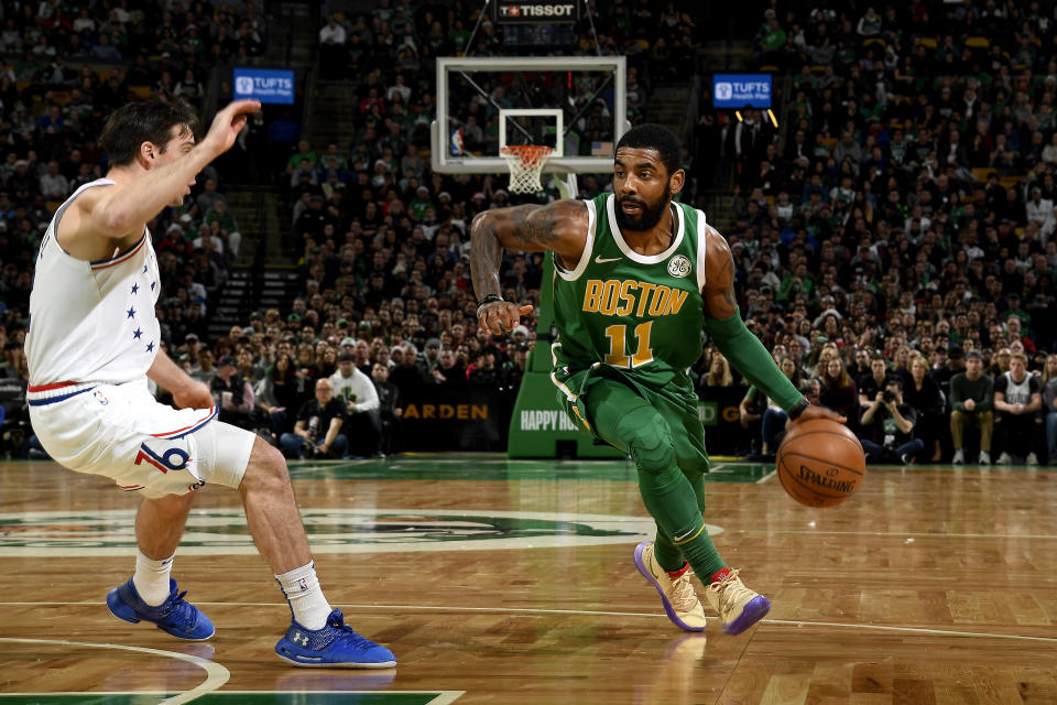 Kyrie Irving was a Christmas Day hero for the Boston Celtics.