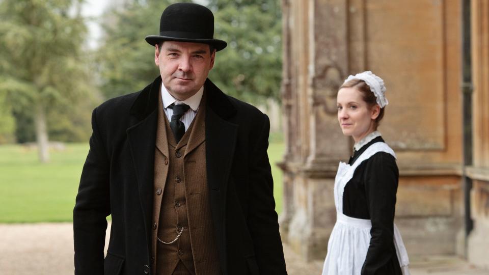 Brendan Coyle and Joanne Froggatt in Downton Abbey