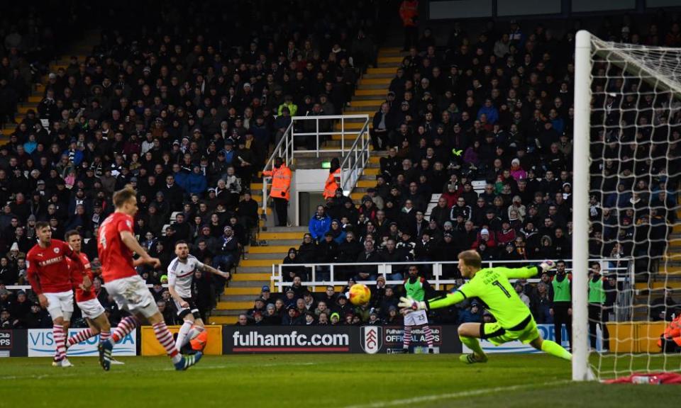 Scott Malone scored a cracker for Fulham against Barnsley.