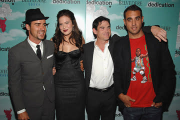 Director Justin Theroux , Mandy Moore , Billy Crudup and Bobby Cannavale at the New York City premiere of the Weinstein Company's Dedication