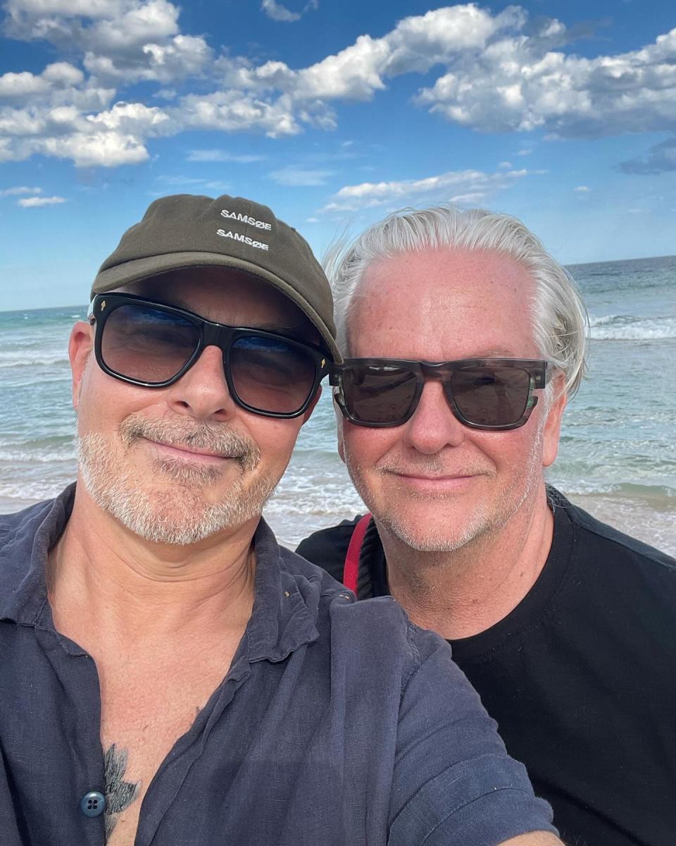 Neale stepped back from the show last year to be with his partner David, who was battling serious health issues. Photo: Instagram/nealewhitaker