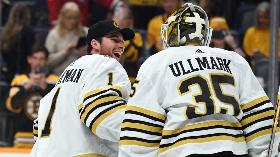 Linus Ullmark and Jeremy Swayman