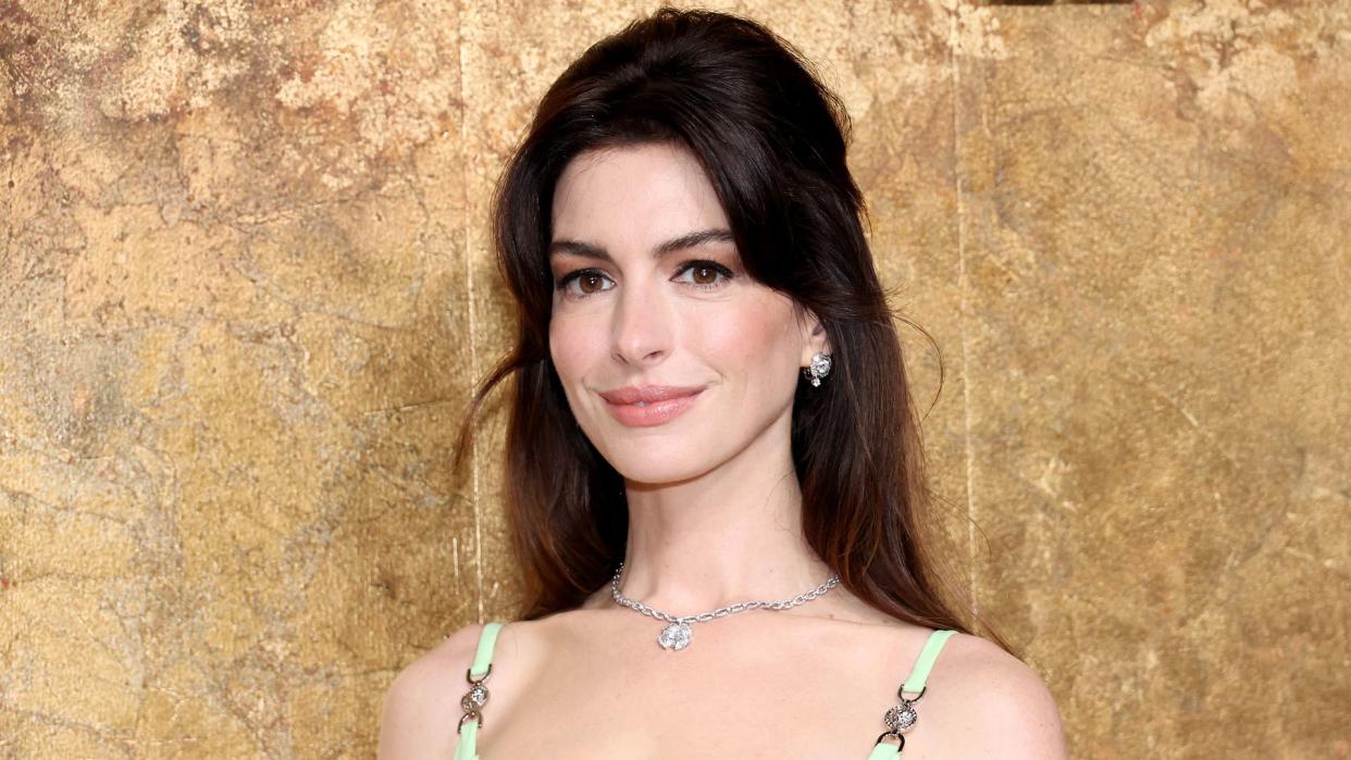 Anne Hathaway attends the Clooney Foundation For Justice's 