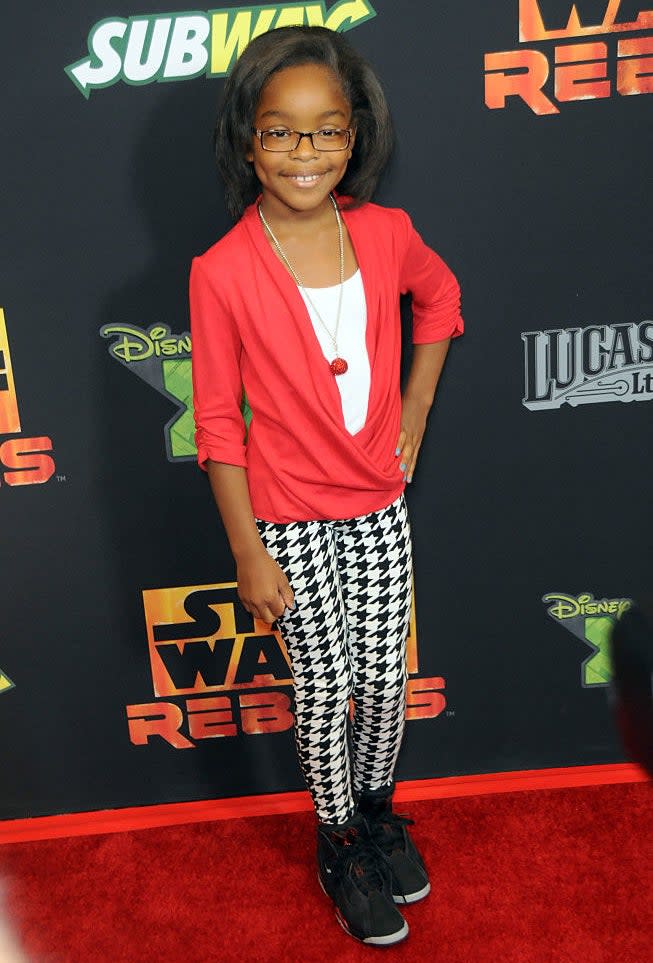 Closeup of Marsai Martin