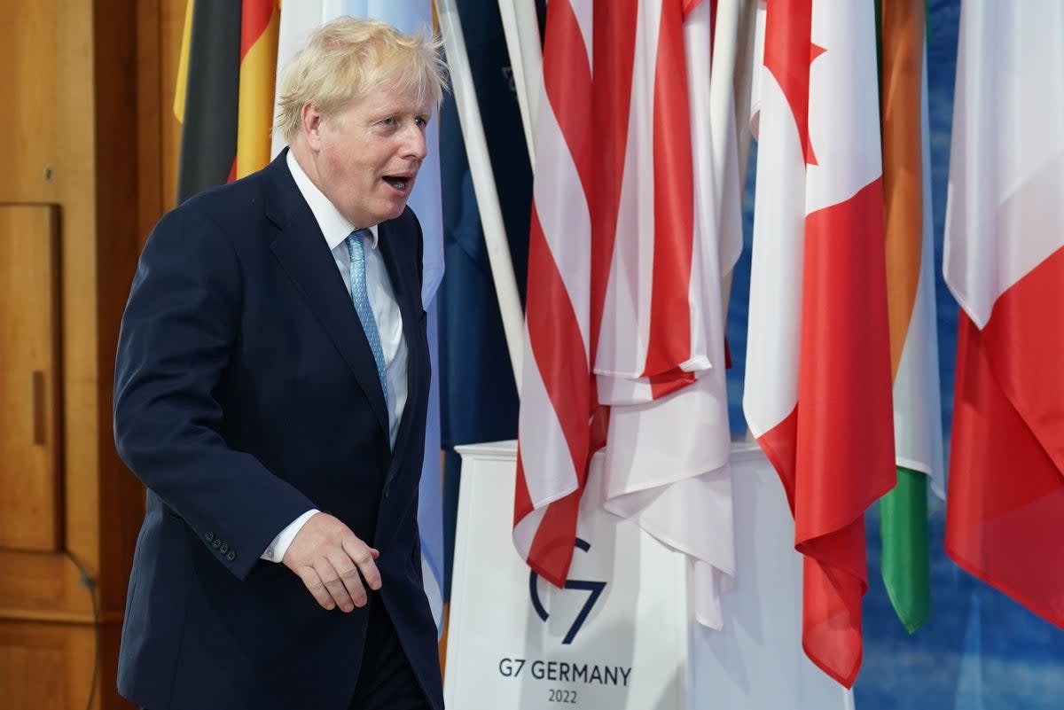 Prime Minister Boris Johnson is currently attending the G7 summit in Germany (Stefan Rousseau/PA) (PA Wire)