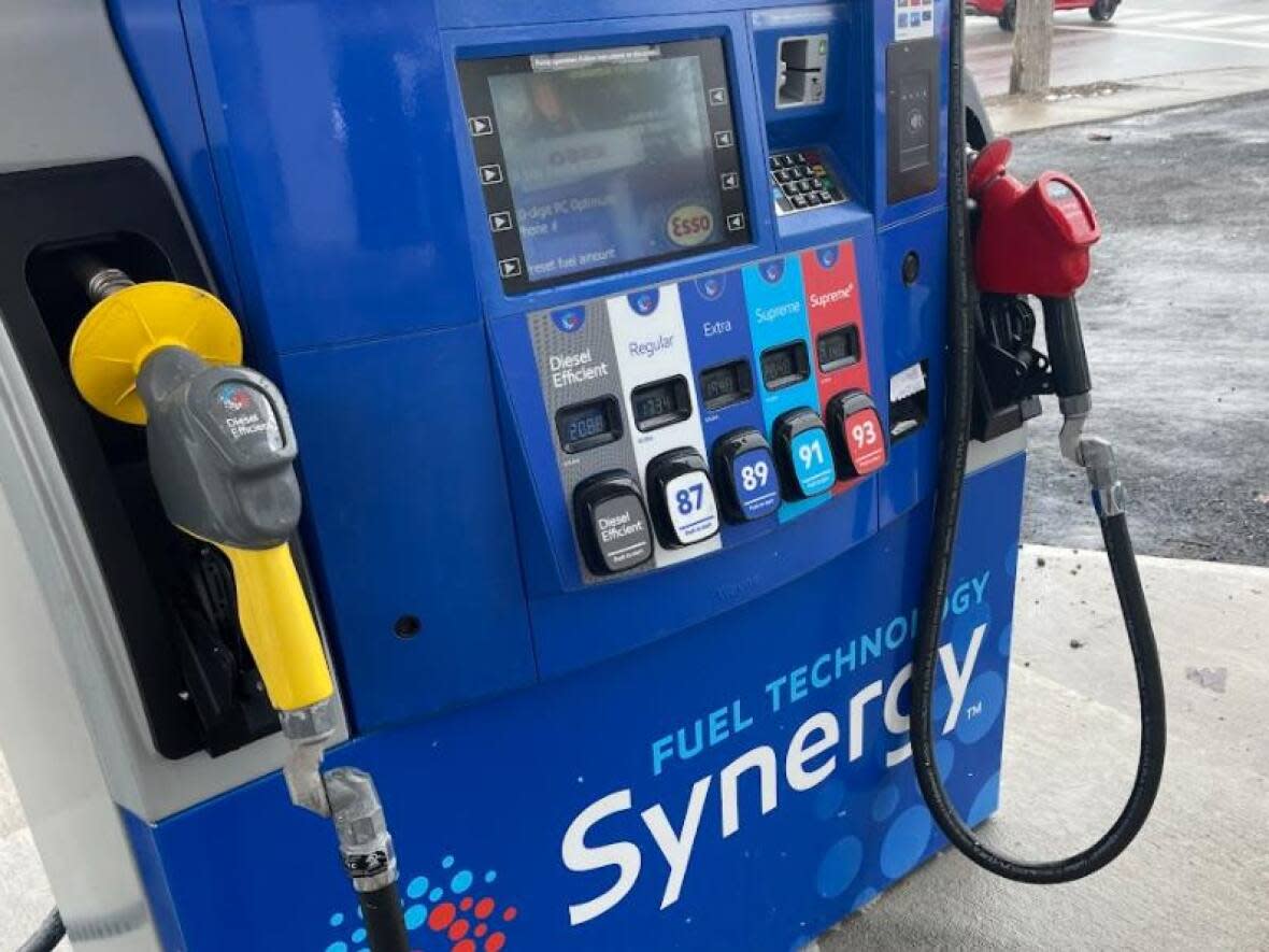 After a big jump at the end of April, the price for diesel had been mostly steady before Wednesday morning. (Angela McInnes/CBC News - image credit)