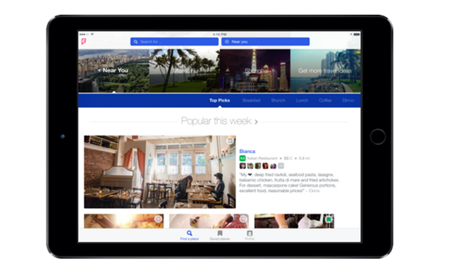 Foursquare for iPad