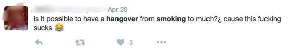 Is the Weed Hangover Real? These Tweets Show What It's Like to Wake Up After 420