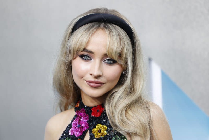 Sabrina Carpenter released a music video for "Santa Doesn't Know You Like I Do," a song from her holiday EP, "Fruitcake." File Photo by John Angelillo/UPI