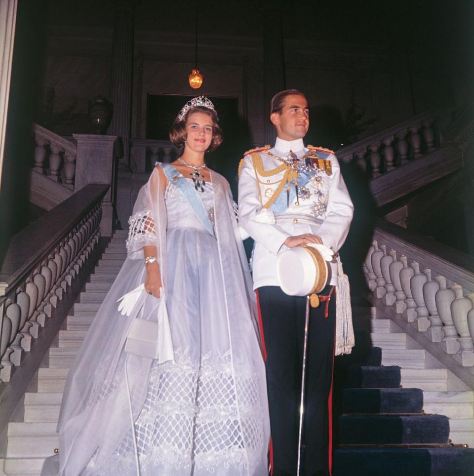 Princess Anne Marie of Denmark and King Constantine II of Greece (1964)