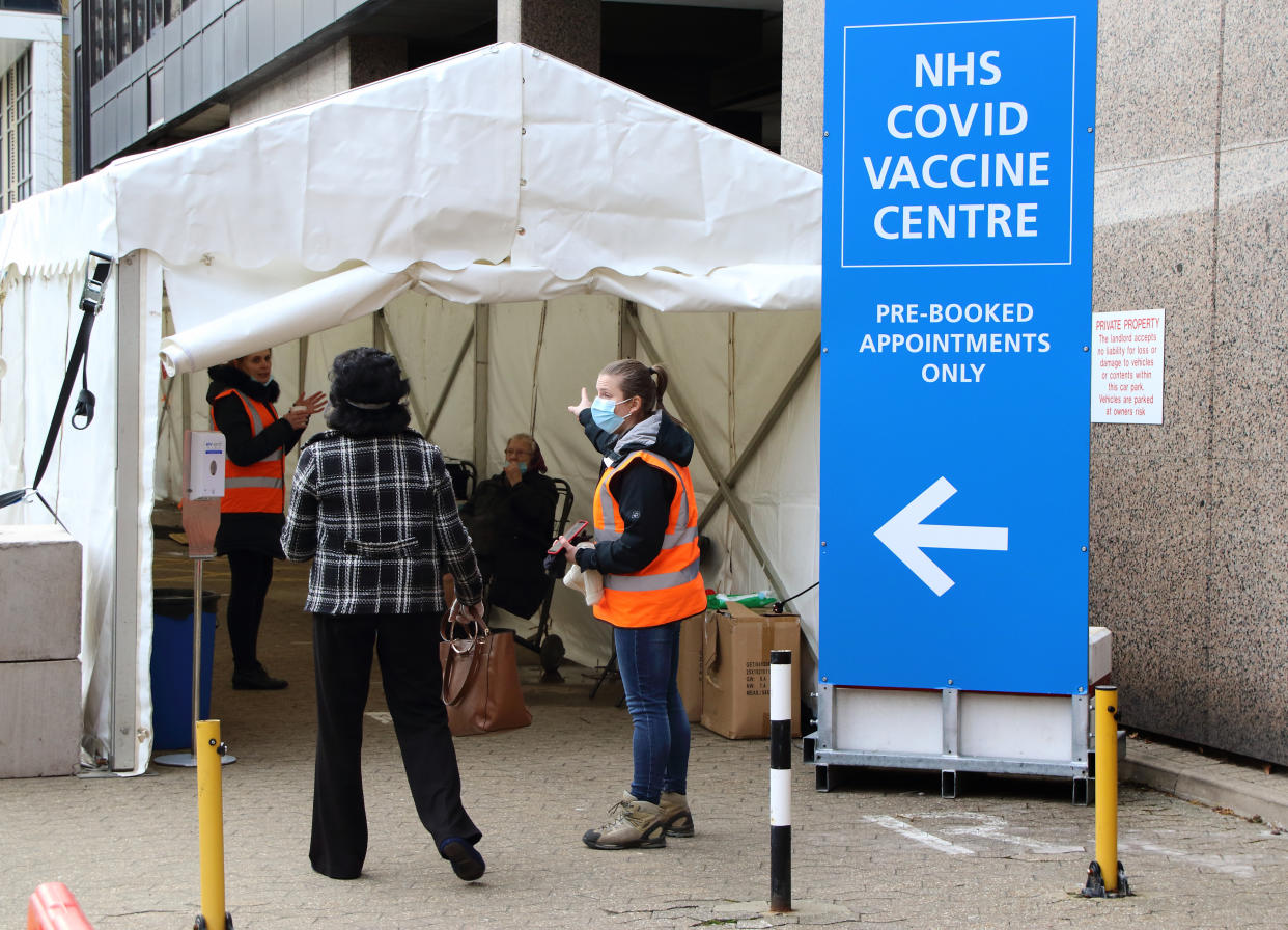 Illegal migrants will be able to register for the coronavirus vaccine without fear of repercussions. (PA)