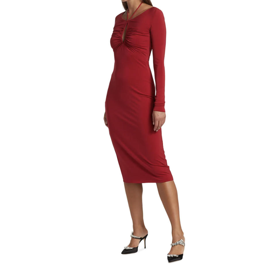 Halston Ember Stretch-Jersey Dress