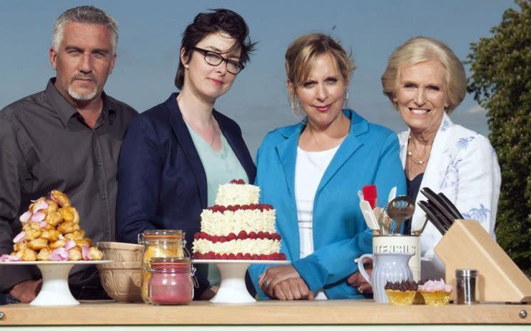 GBBO judges/BBC