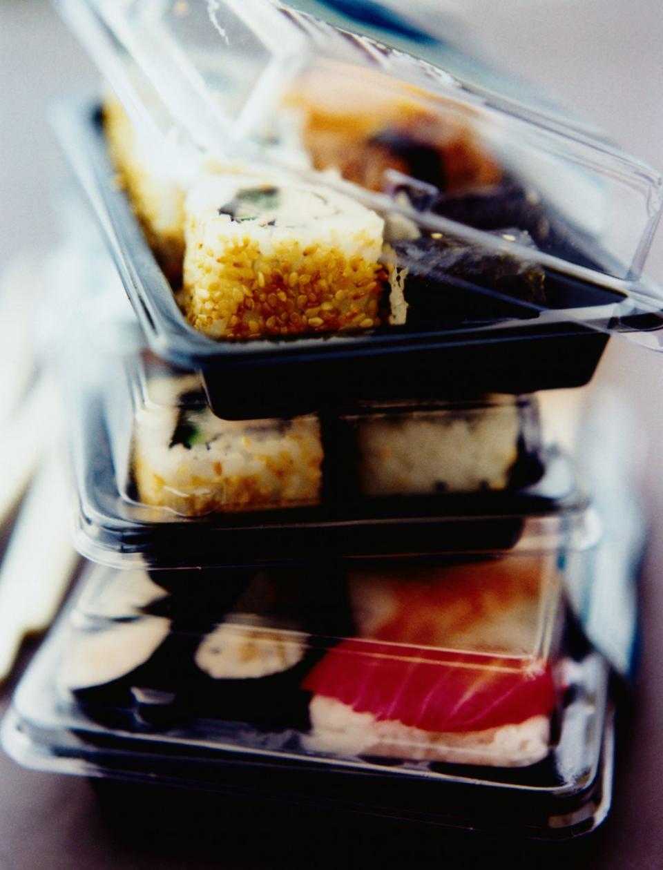 sushi in box lunches