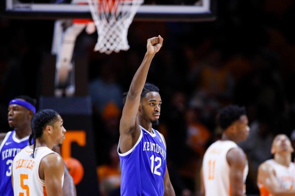 Antonio Reeves is Kentucky’s leading scorer going into SEC play this weekend, averaging 19.0 points per game and shooting 45.9% from 3-point range.